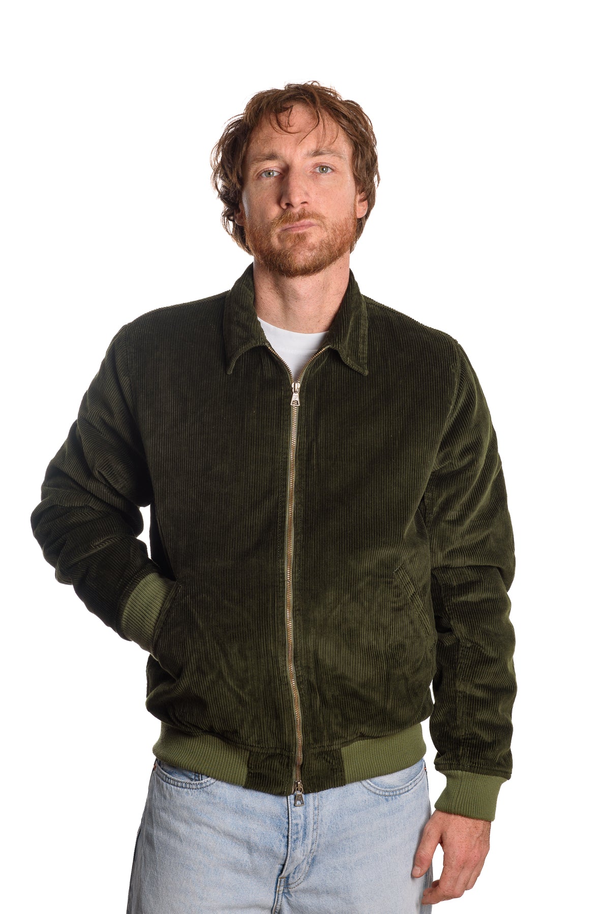 Bomber Velluto Verde