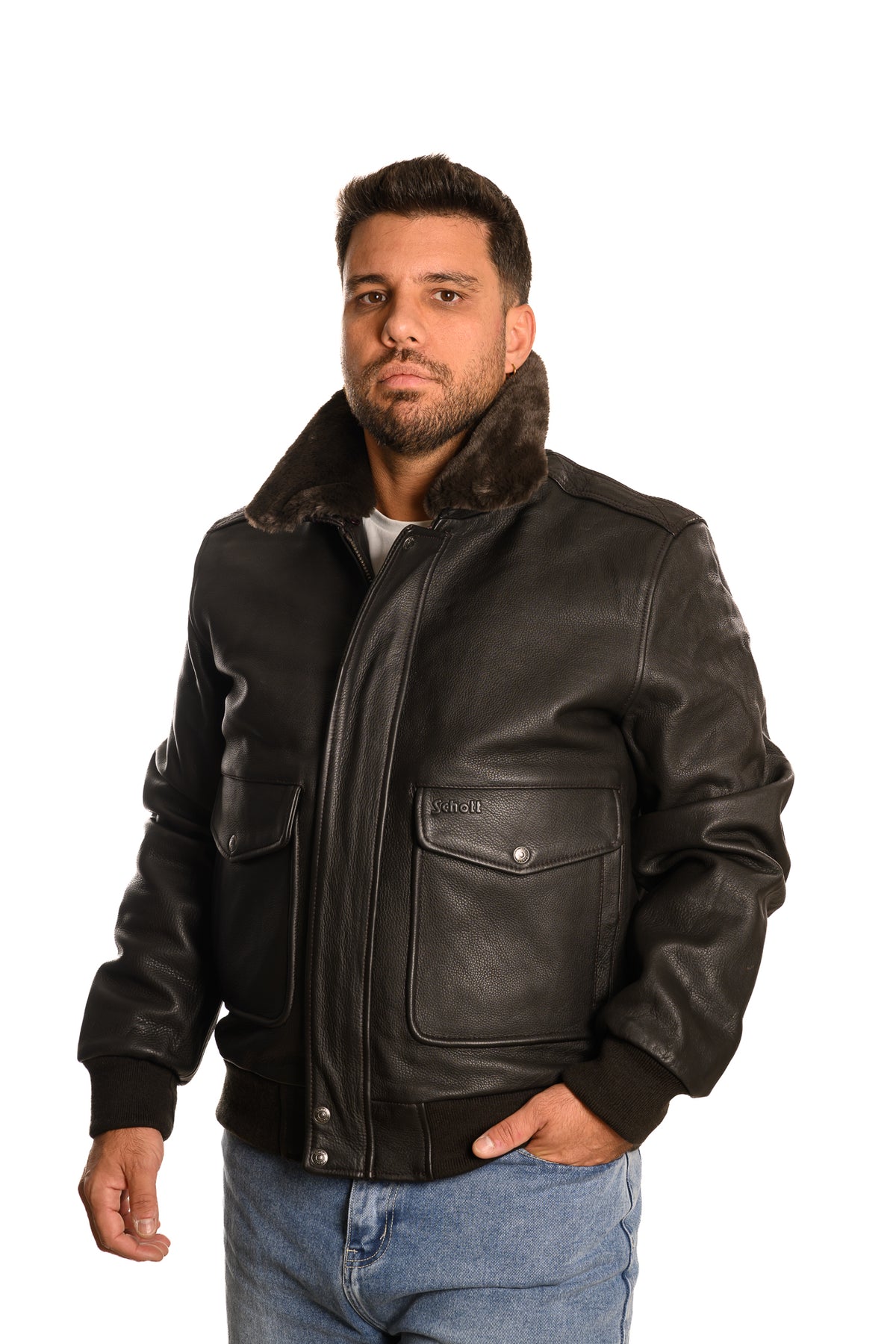 Aviator Leather Schott