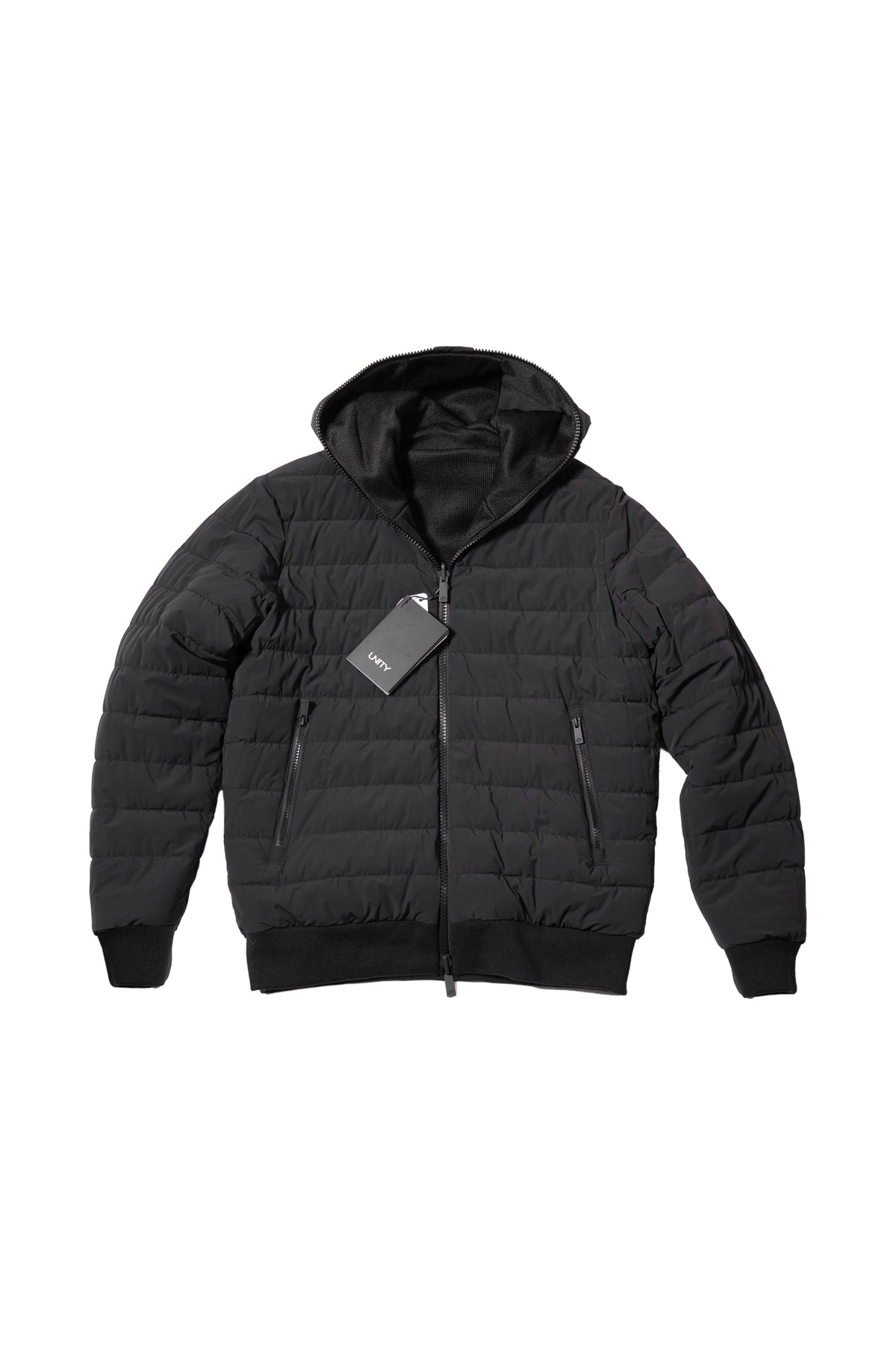 Piumino Reversibile Tricotech Nero