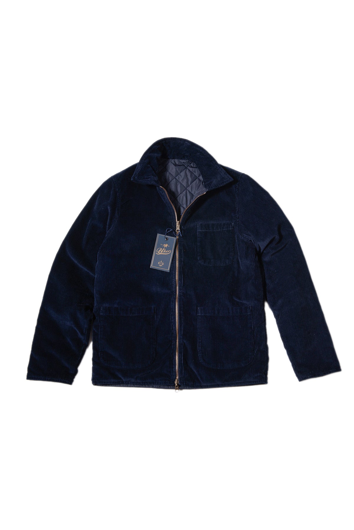 Work Jacket Velluto Reversibile Blu