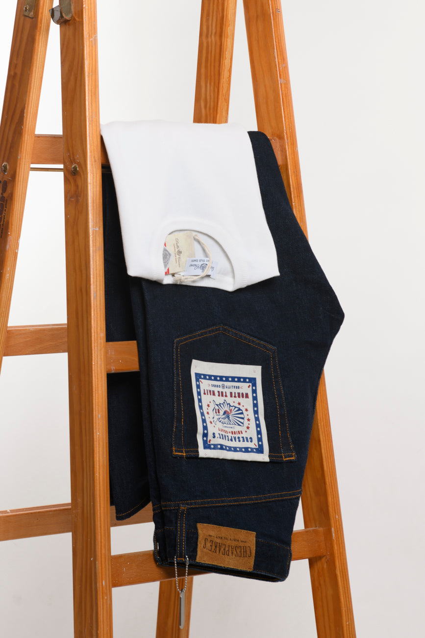 Maglia Girocollo della Ciana 100% Cotone Bianca