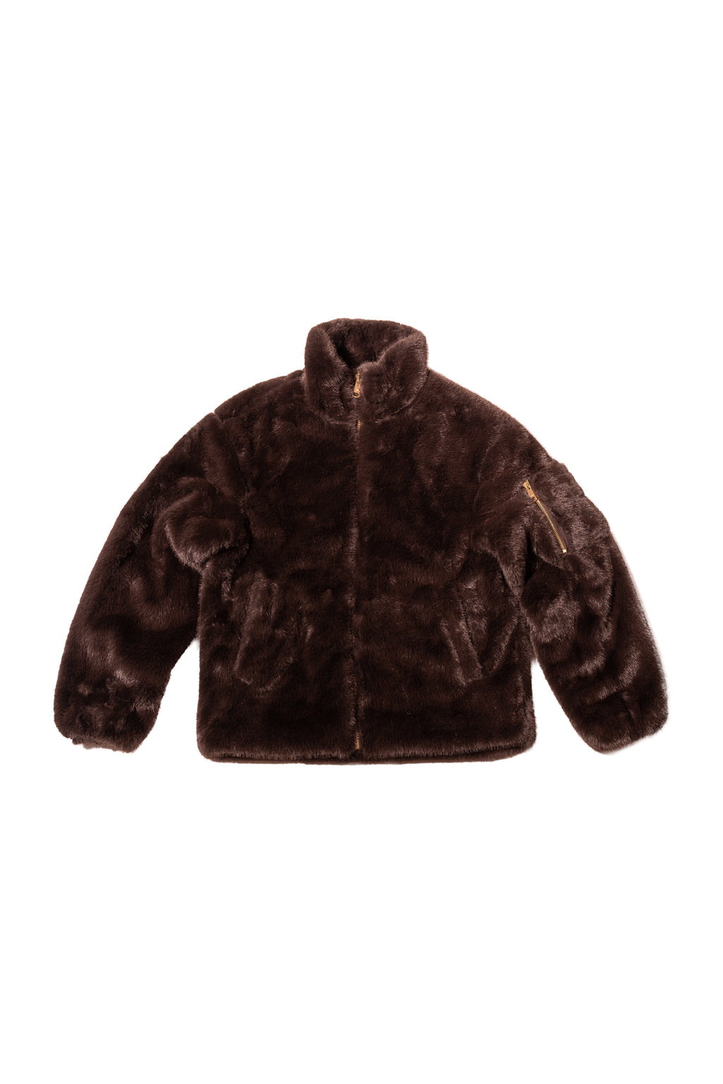 Ecopelliccia Bomber Brown