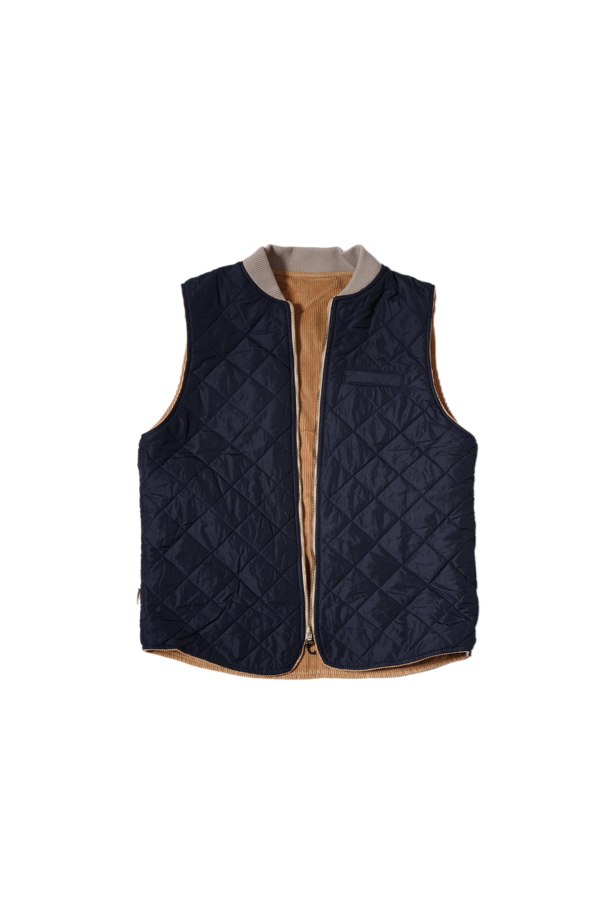 Gilet Velluto Reversibile
