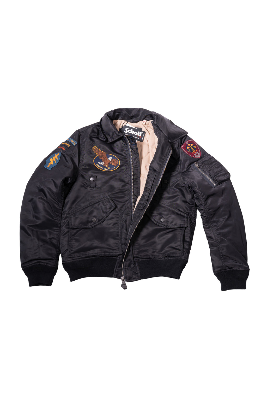 Bomber Aviatore in Nylon Schott