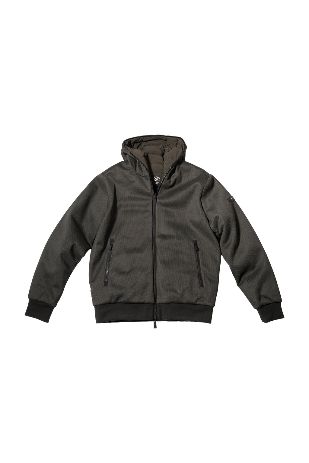 Piumino Reversibile Tricotech Verde