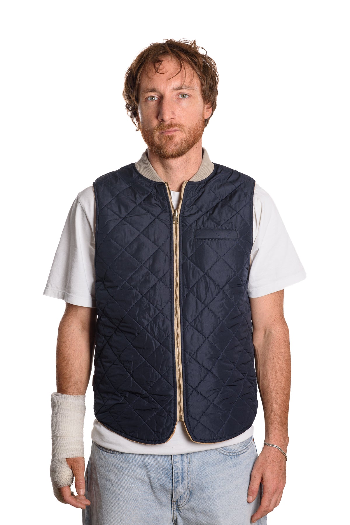 Gilet Velluto Reversibile