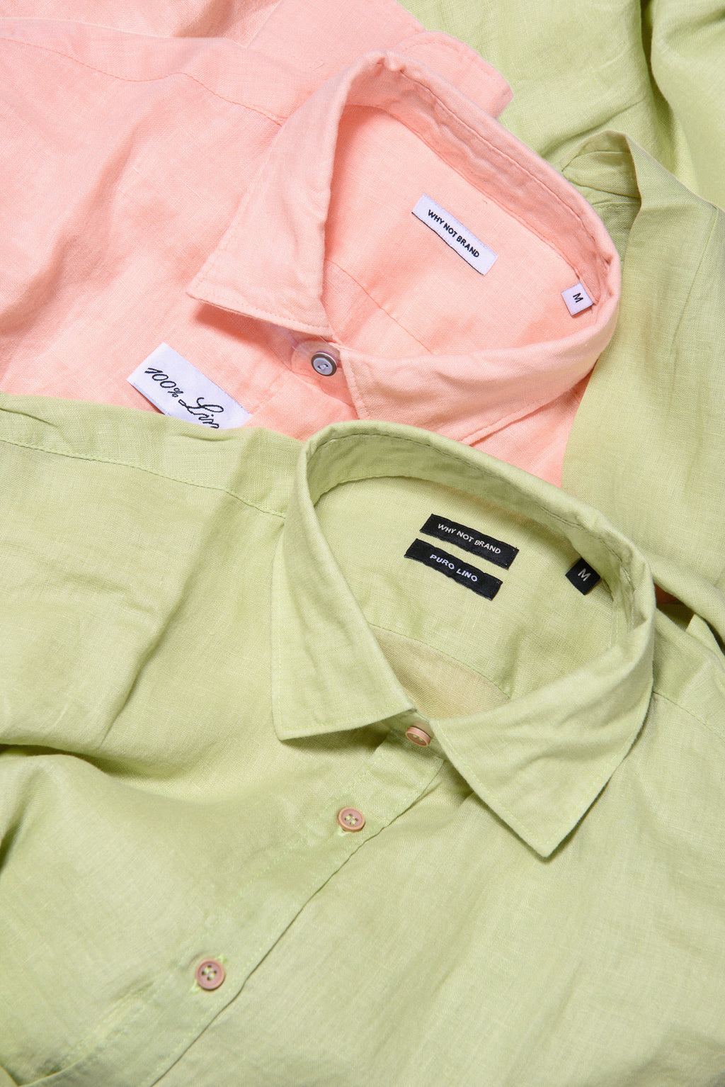Camicia Francese 100% Lino Verde