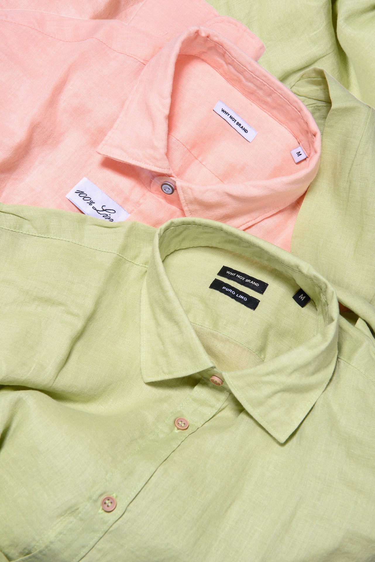 Camicia Francese 100% Lino Verde