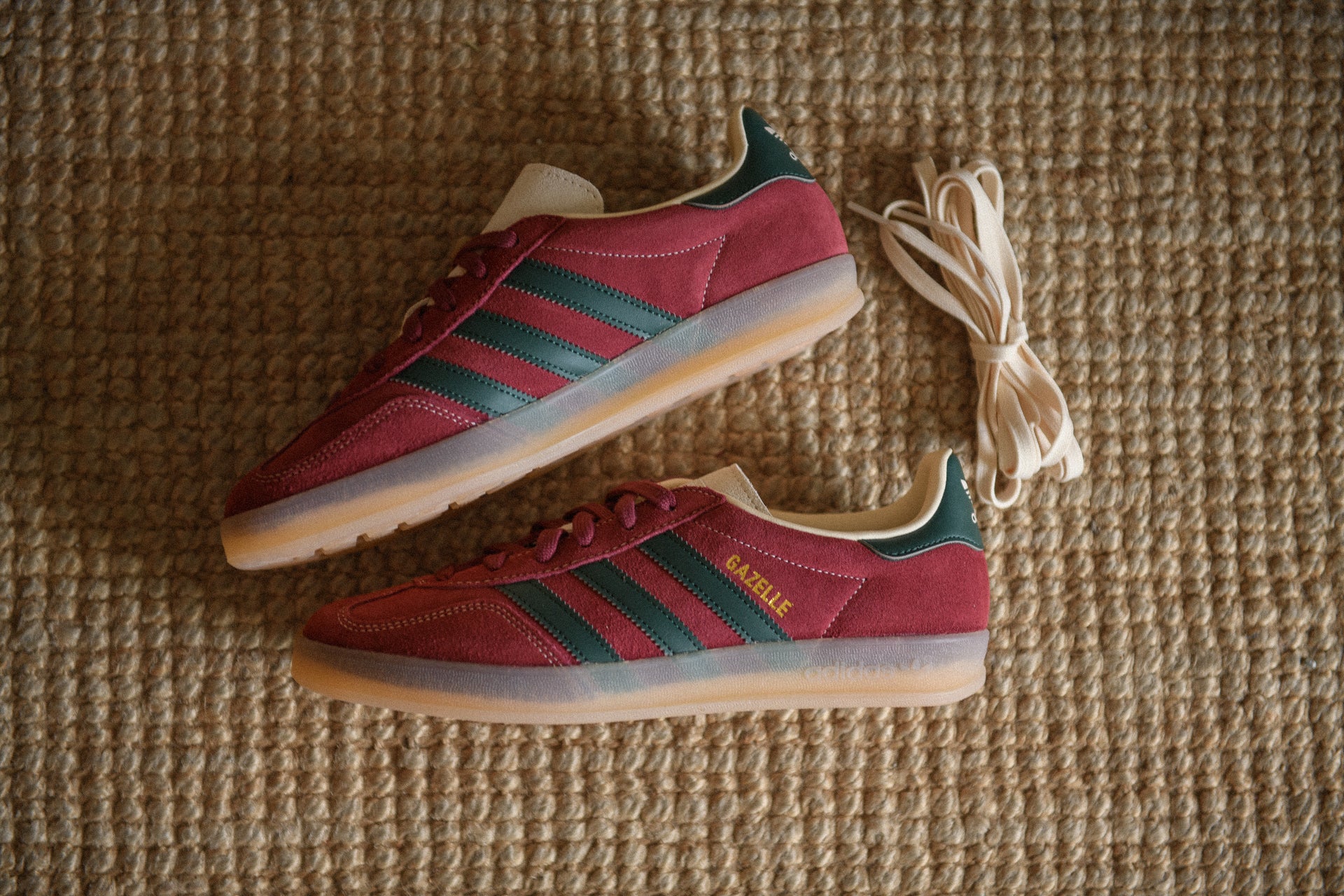 Adidas Gazelle Indoor Bordeaux Verde