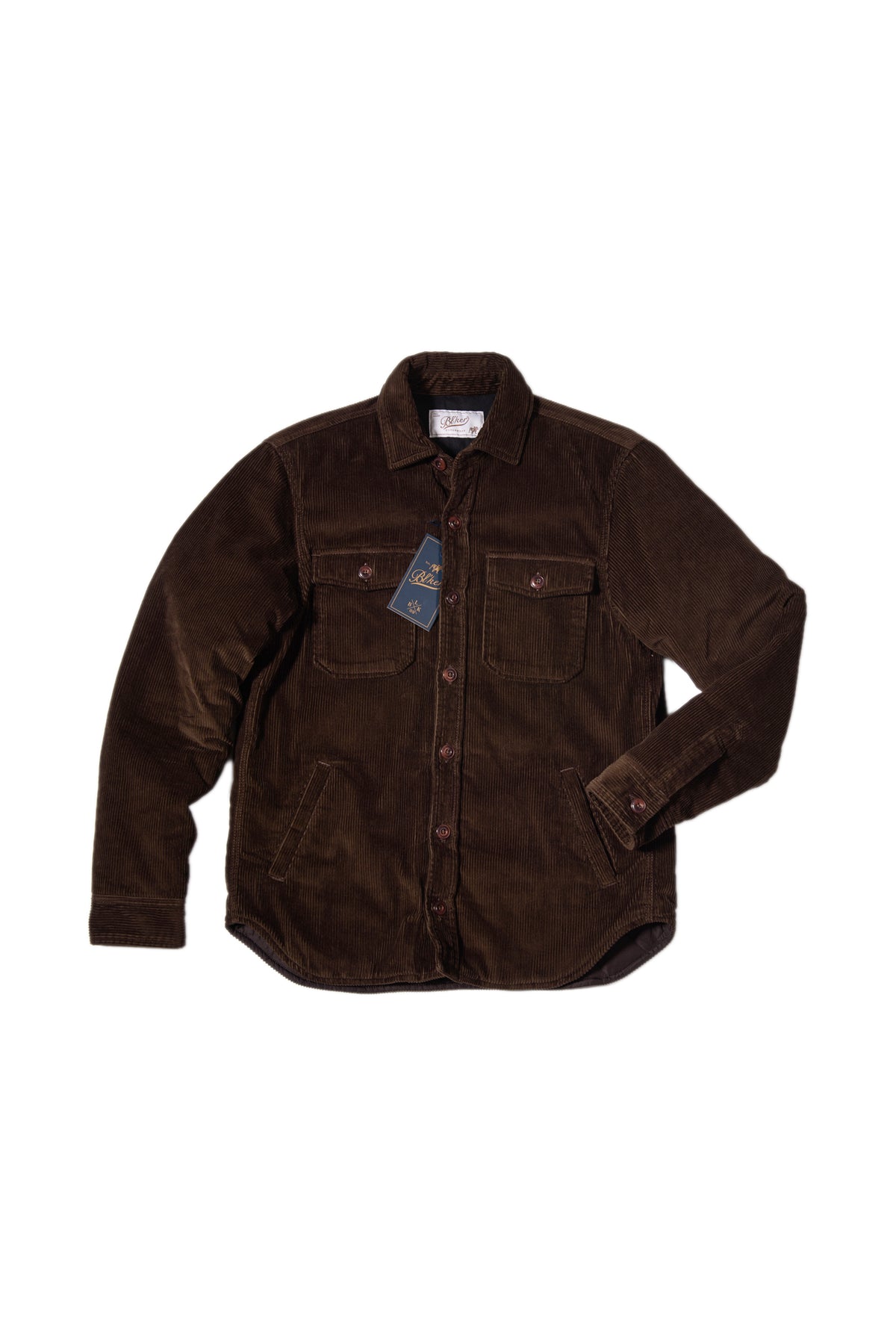 Giacca Camicia Velluto Moro