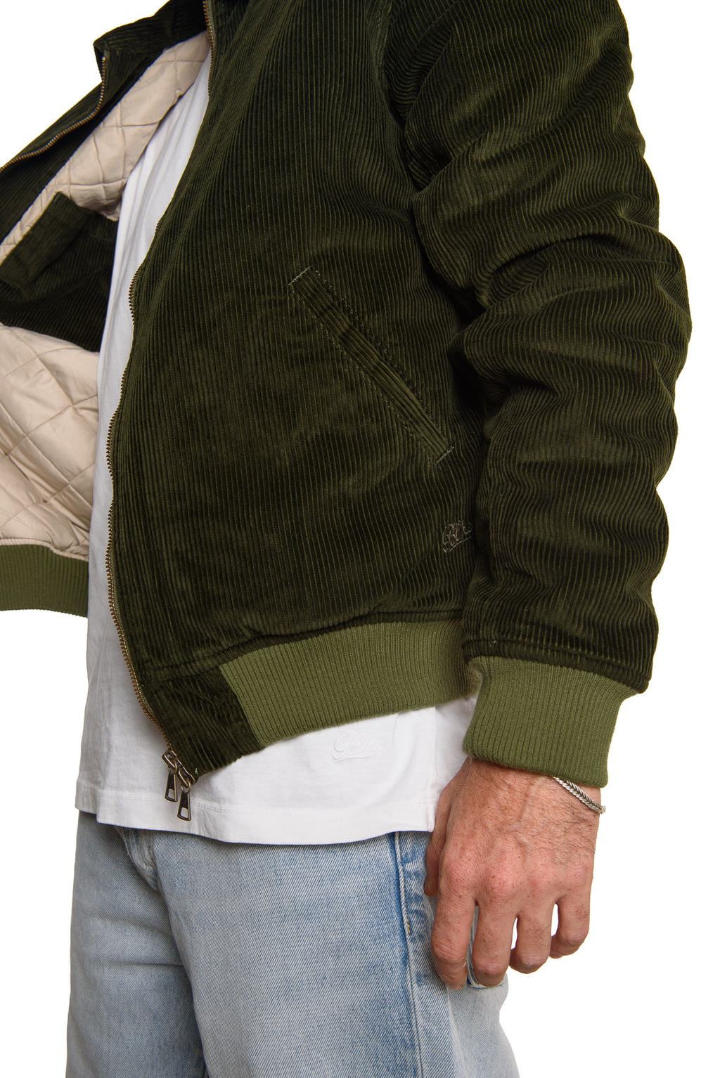 Bomber Velluto Verde