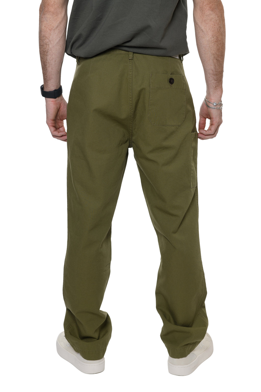 Work Pant Micro Canvas Verde