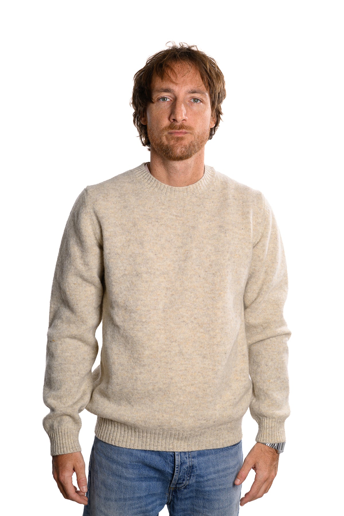 Girocollo Shetland Sand