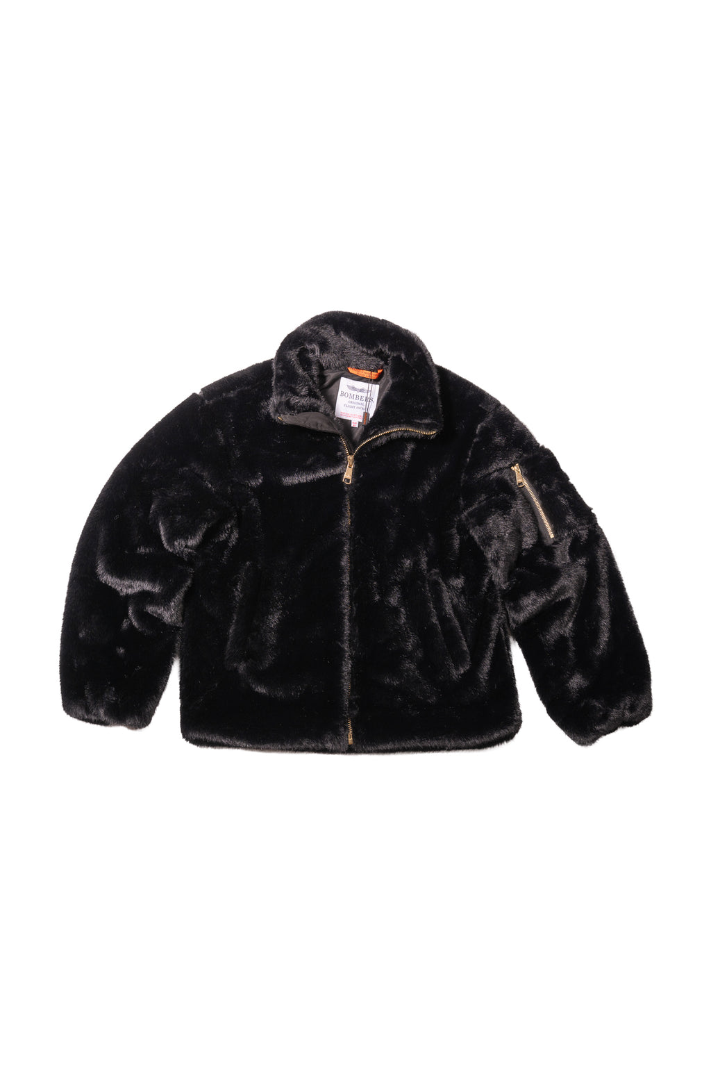 Ecopelliccia Bomber Black