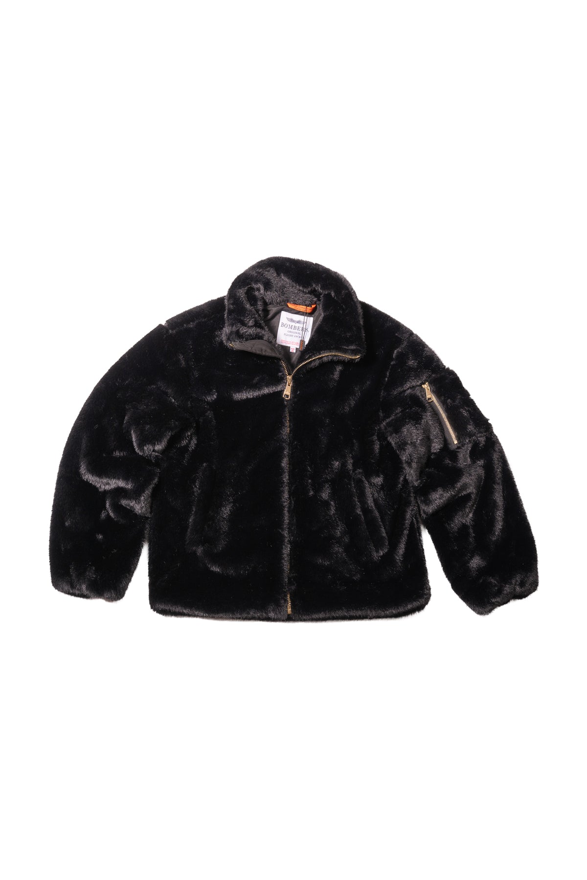 Ecopelliccia Bomber Black