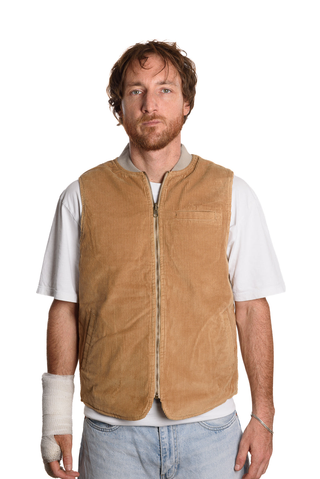 Gilet Velluto Reversibile
