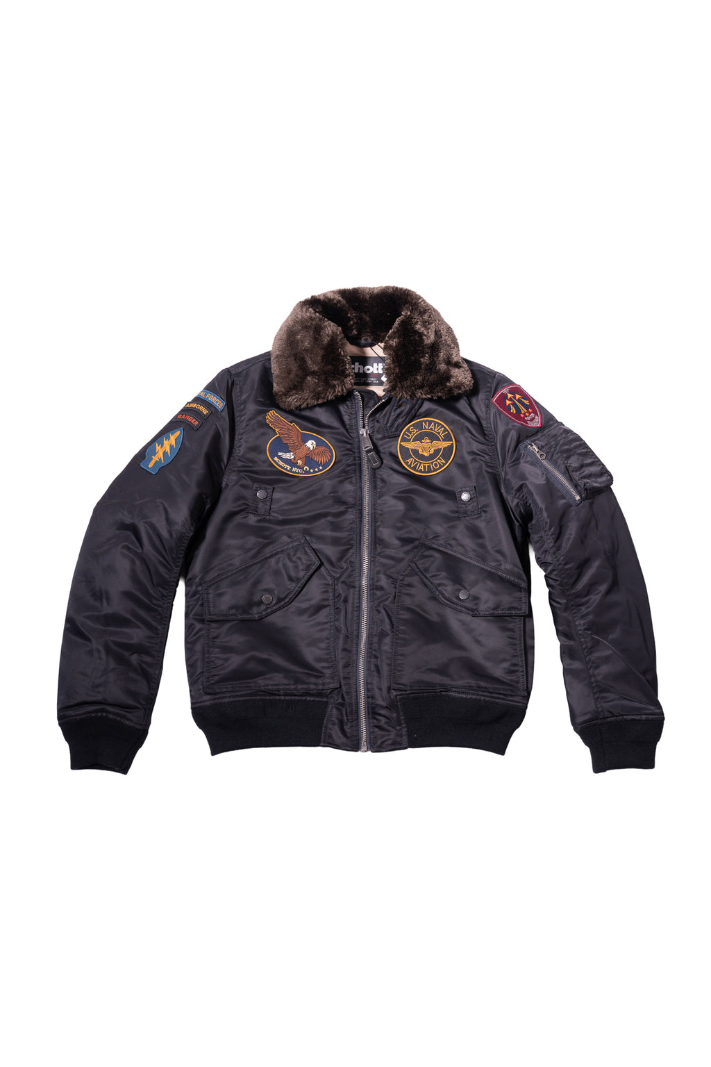 Bomber Aviatore in Nylon Schott