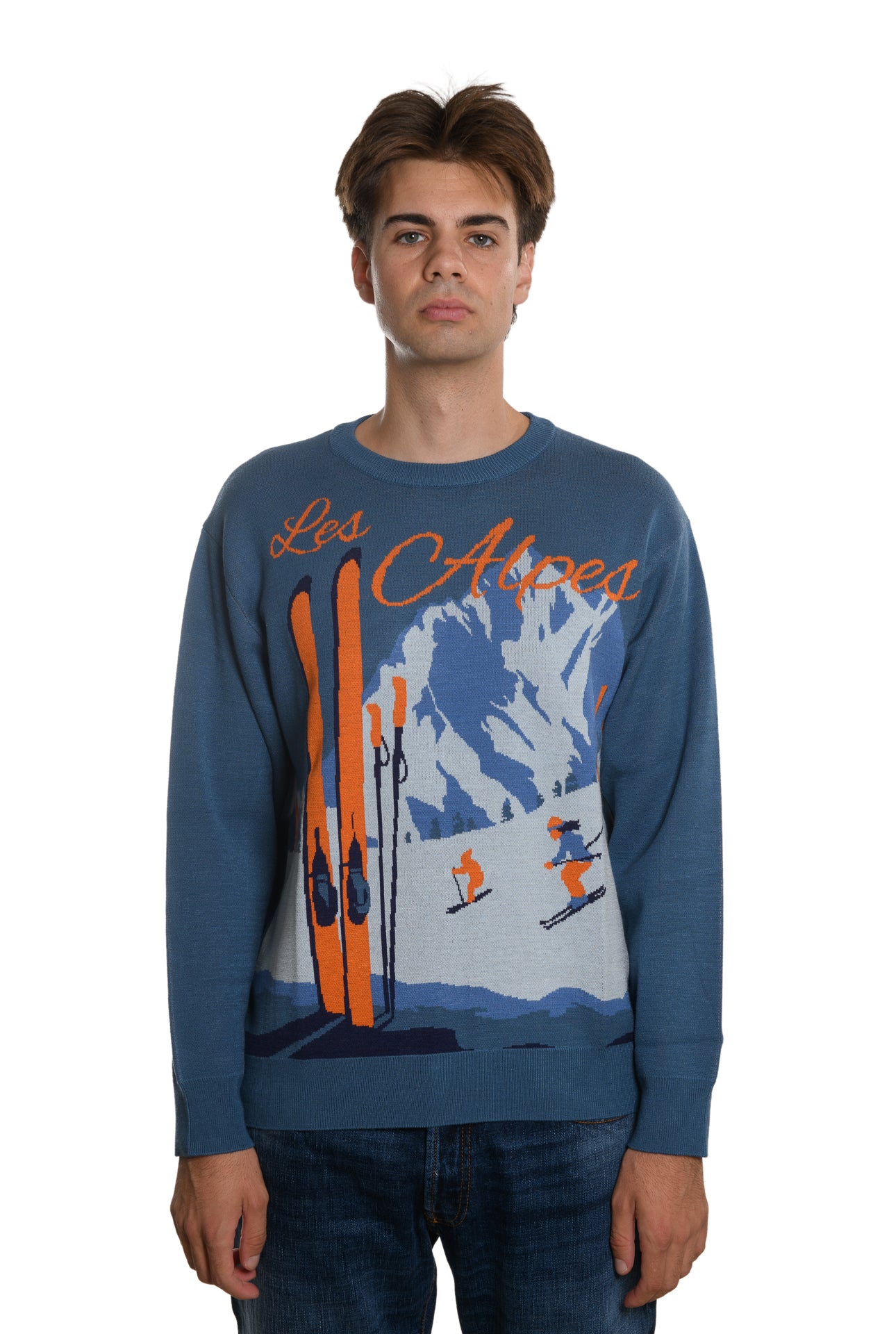Maglia Les Alpes Blu