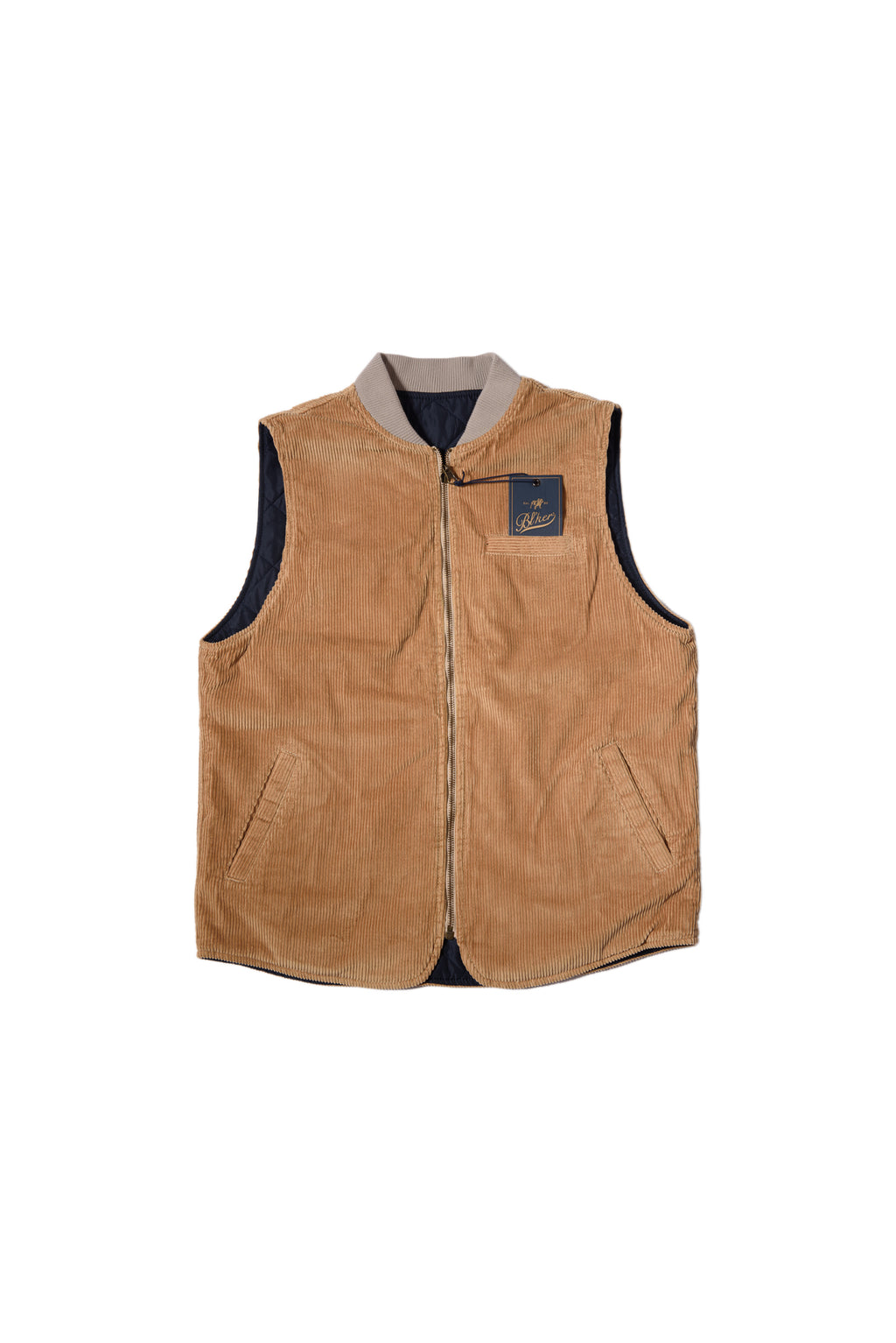 Gilet Velluto Reversibile
