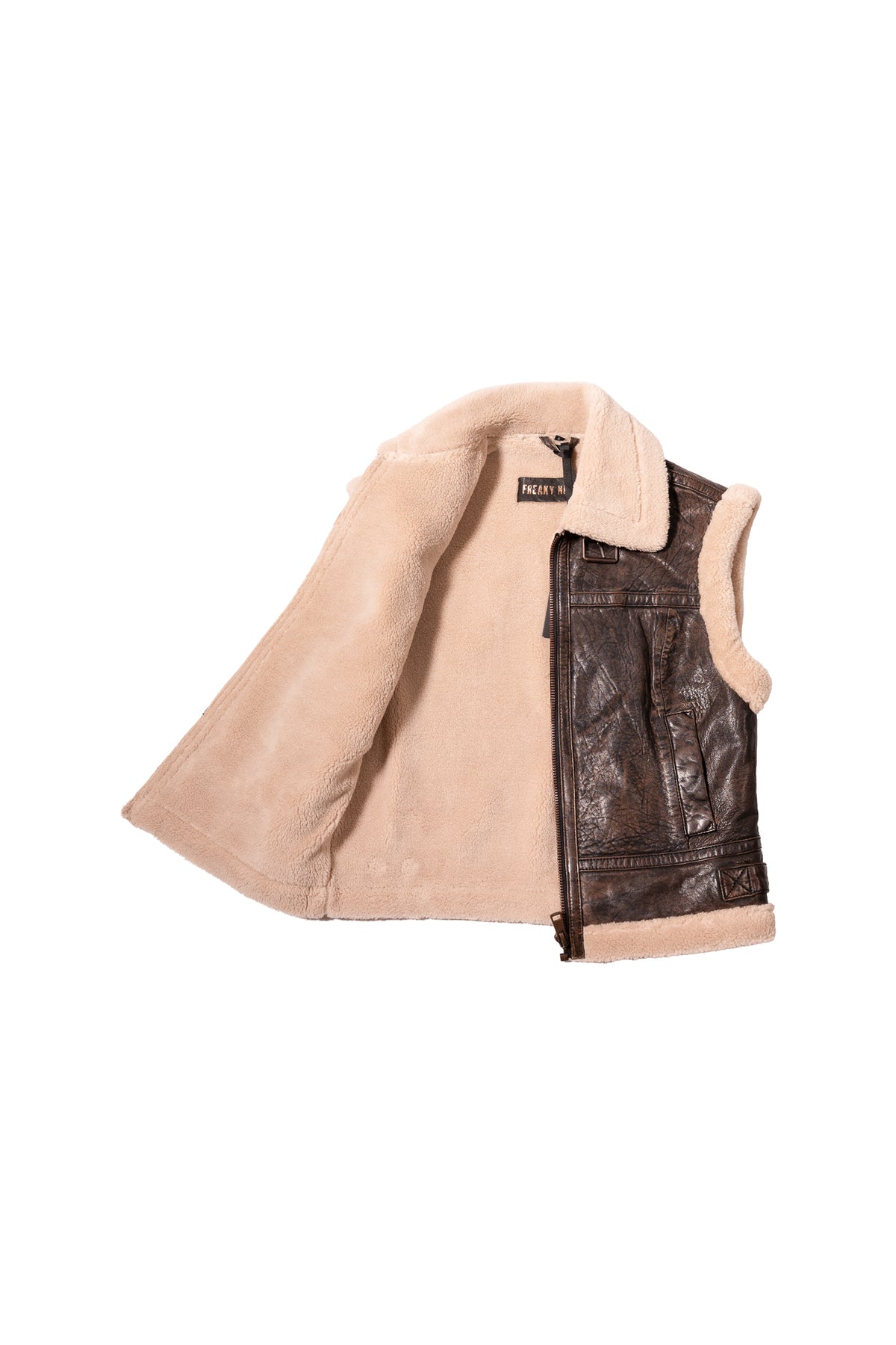 Gilet in Pelle Pelo Ecologico