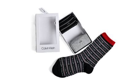 BOX - Calvin Klein Women's Black Socks