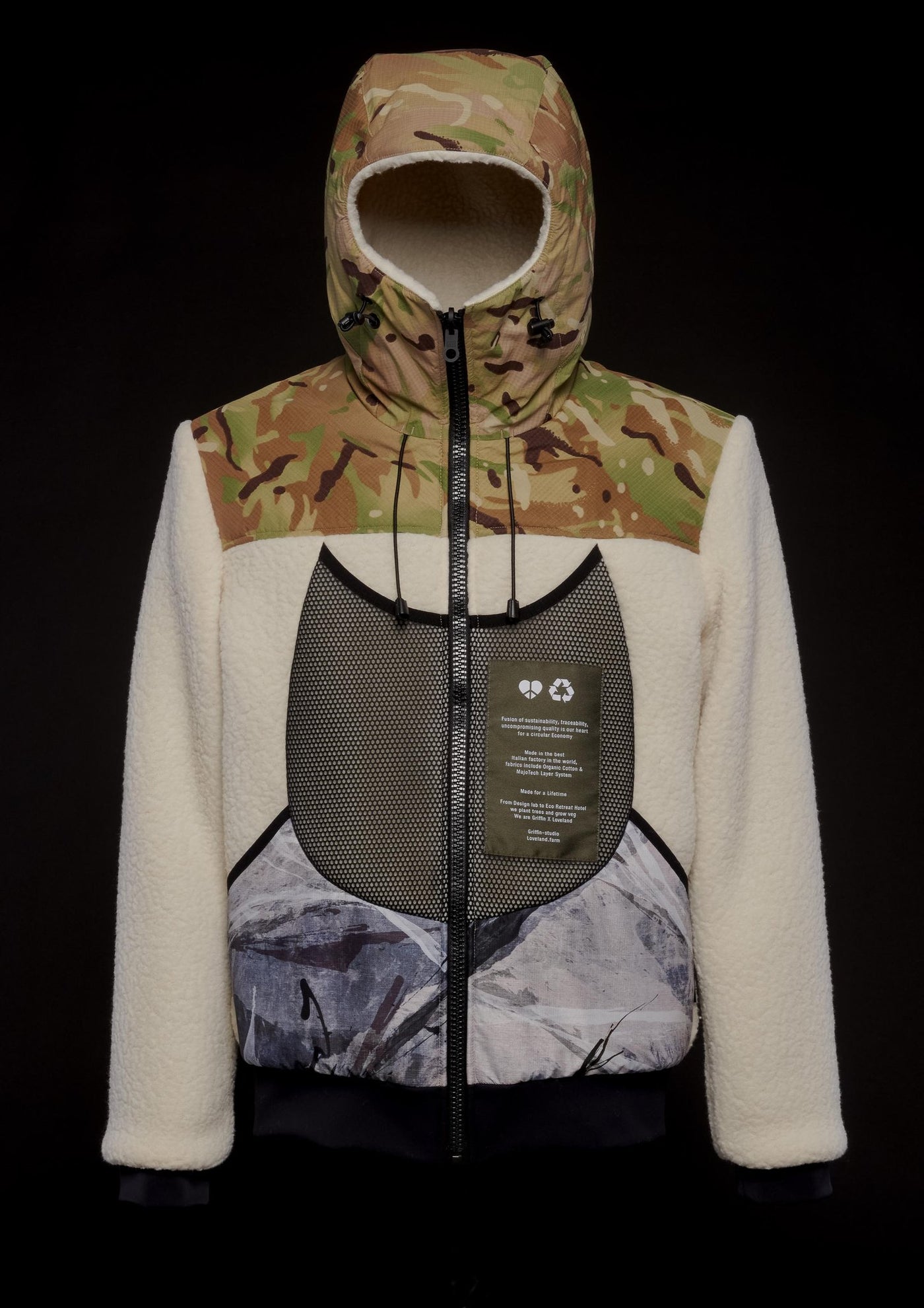 Griffin Reversible Hooded Jogger Winter Camo